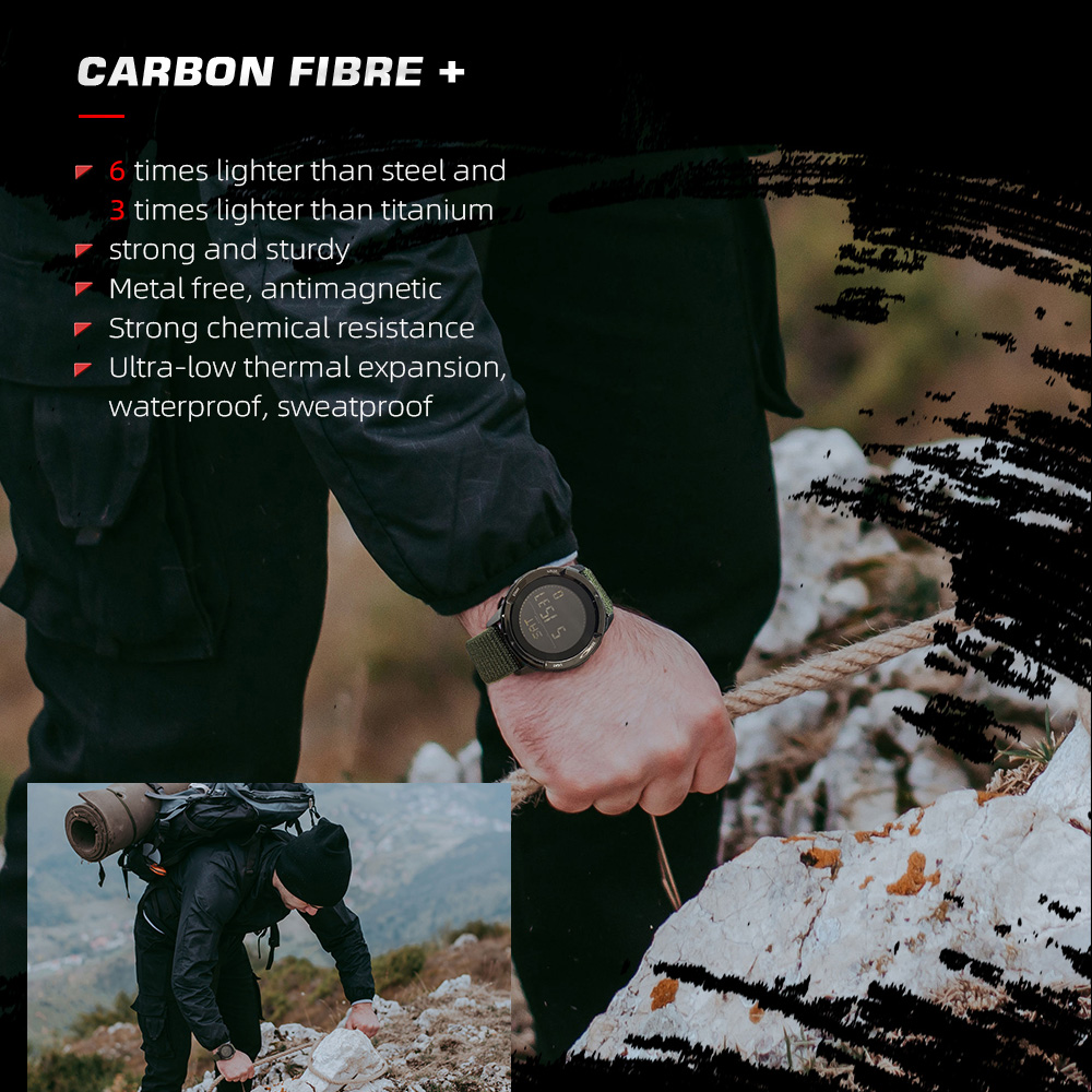 Men's Digital Watch Sports Sup - Altimeter Compass Watch recension och pris