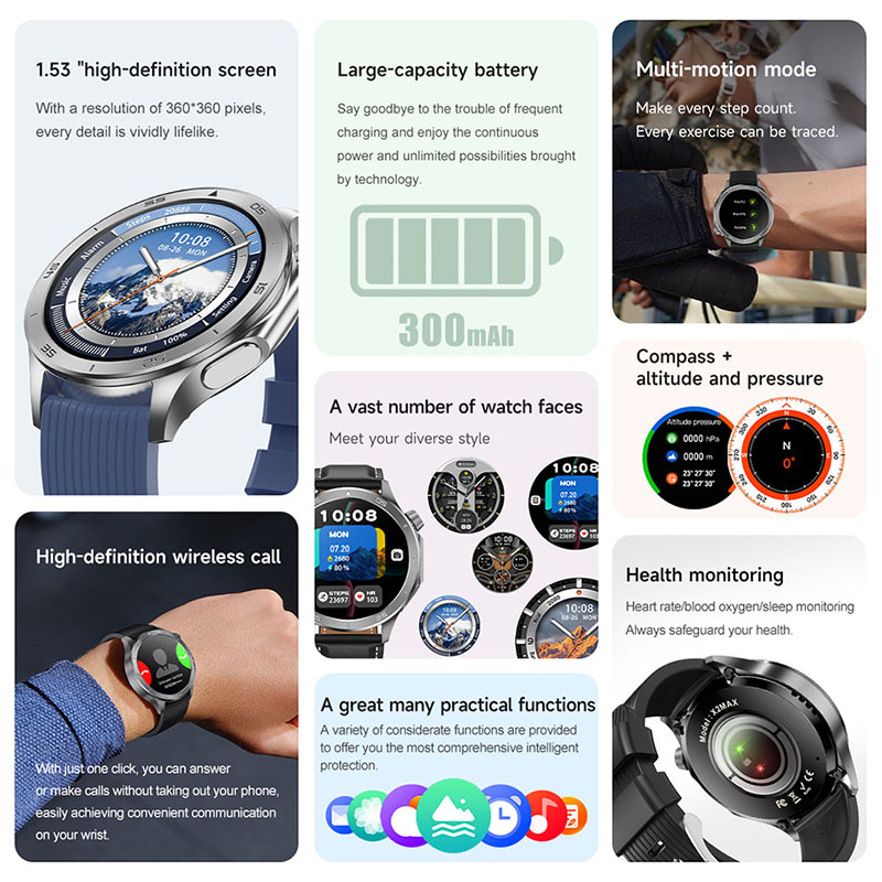 For OPPO Watch X Smart Watch M - Timex Watches Smartwatch recension och pris