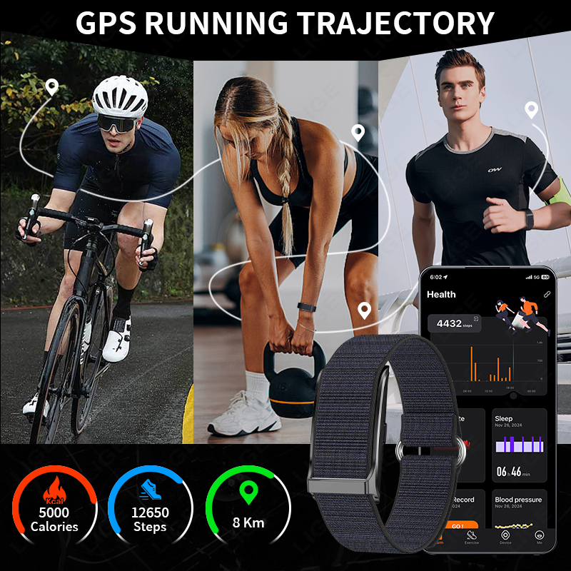 LIGE Smart Watch Heart Rate Bl - Smartwatch Watches Price recension och pris