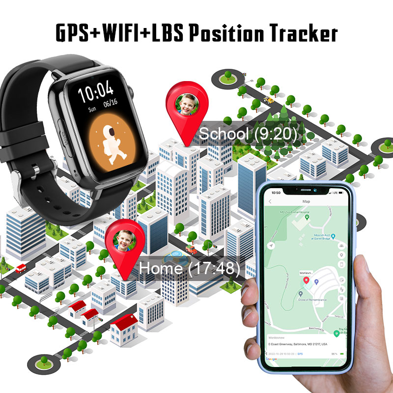 Wonlex KT34 Children's Smart W - Smartwatch Watches For Kids With Gps recension och pris