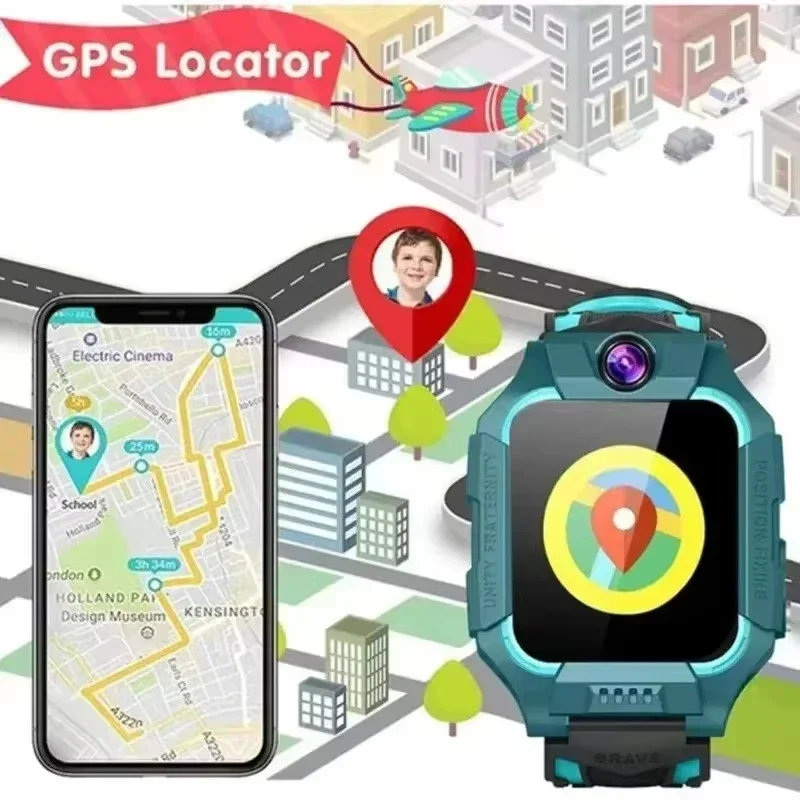 Lenovo 2026 New 5G Waterproof  - Smartwatch Watches For Kids With Gps recension och pris