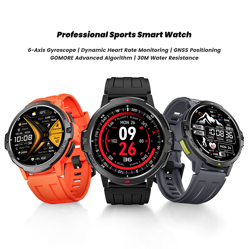 NEW 6-Axis Gyroscope Military  - Timex Watches Smartwatch recension och pris