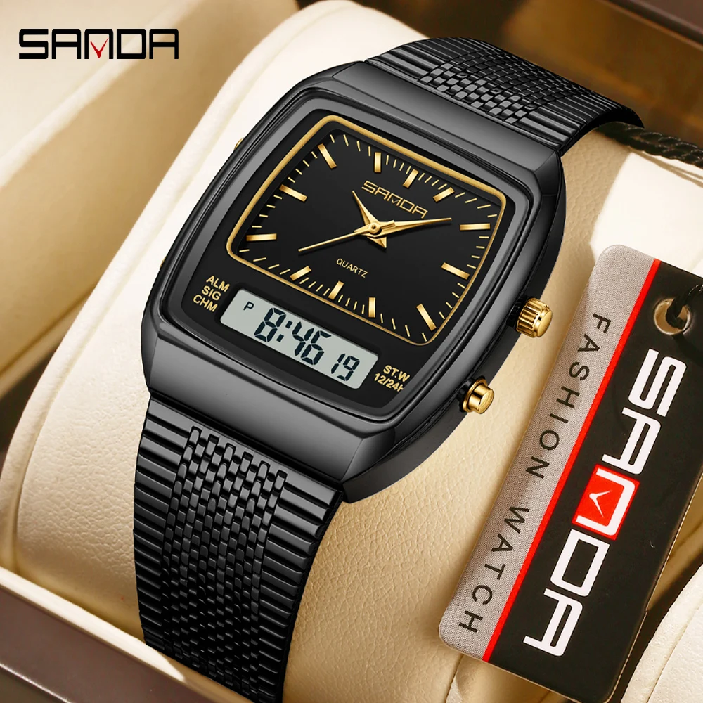 SANDA Watches Men Waterproof A - Timex Watches Smartwatch recension och pris
