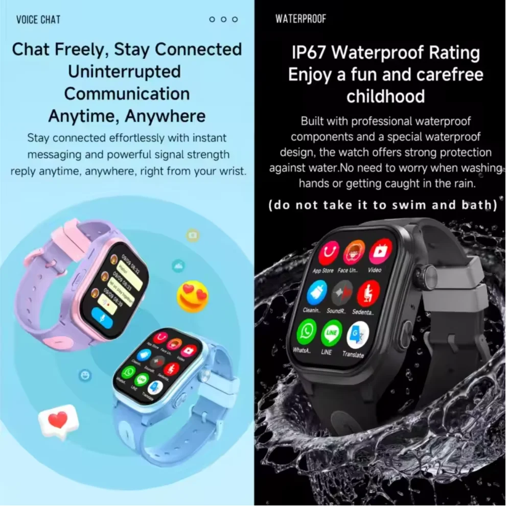 4G Kids Smart Watch Child Watc - Smartwatch Watches For Kids With Gps recension och pris