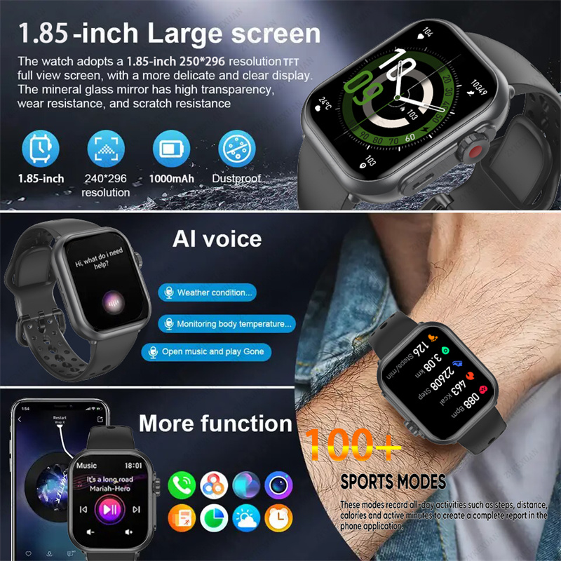 Watch Ultra K62 Men Women 1000 - Smartwatch Watches For Women With Gps recension och pris