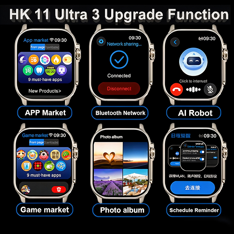 New Watches Men HK11 ULTRA3 Sm - Smartwatch Watches For Women With Gps recension och pris